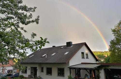 Ebern Apartment | Bright, friendly 90m² apartment for 4 people. - idyllically situated in the Hass mountains