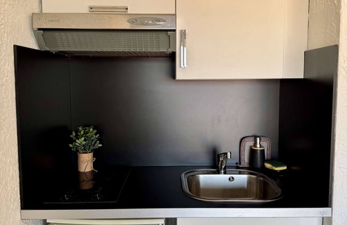 Marine de Saint Ambroggio Apartment | Bright studio with sea view - Parking included