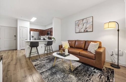 Frisco Apartment | BrightHaven - Chic 1BR + Pool & Gym Access & Free parking