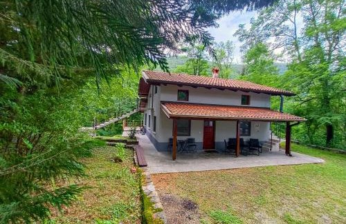 Kanal Villa | Britof Forest House in Chestnut Valley