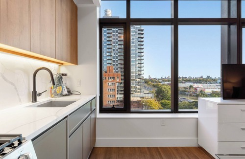 Bath Beach Apartment | Brooklyn Serenity: Luxe Comfort with Top Amenities