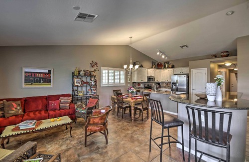 Sundance Cove House | Buckeye Home w/Pool, Putting Green & Sun Porch!