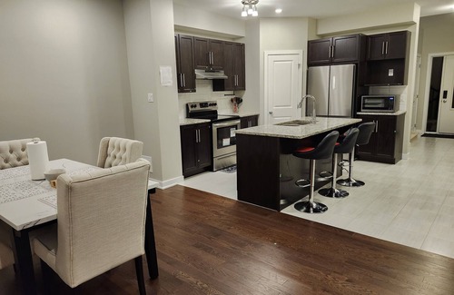 Balderson House | Budget Friendly Master bedroom Equipped with full Furniture in brand new home.