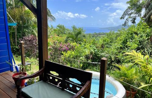 Le Carbet Apartment | Bungalow avec vue dans lieu calme