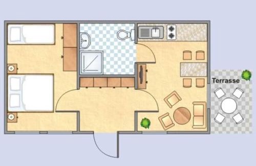 Glowe House | Bungalow mit Terrasse