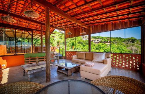 Ferradurinha House | Bz82 Geribá! Casa privativa 4 suítes