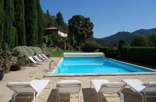Saumane House | Cévennes, magnificent house, large swimming pool, nature, superb view