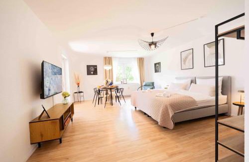 Tauberbischofsheim Apartment | C&S Living I Terrasse I Küche I Parkplatz