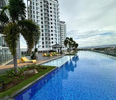 Lapu-Lapu Apartment | C1 -8NB with pool Mactan Newtown Center of Lapu lapu cebu phillippines 15mins from airport