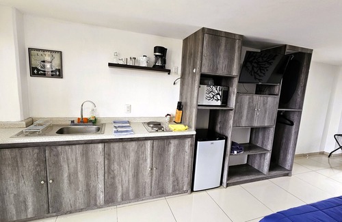 Ciudad Lopez Mateos Apartment | C3- EXECUTIVE SUITES at ITESM CEM Furnished Equipped Kitchen Parking Terrace