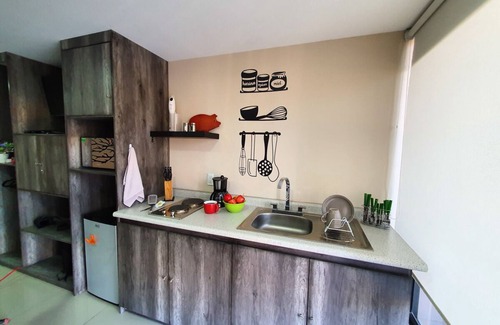 Ciudad Lopez Mateos Apartment | C3- EXECUTIVE SUITES at ITESM CEM Furnished Equipped Kitchen Parking Terrace