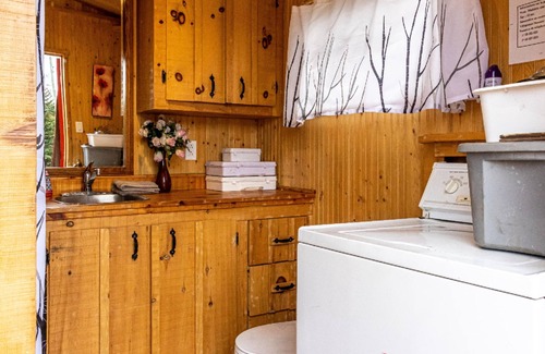 Notre-Dame-Auxiliatrice-de-Buckland Cabin | Unique dome experience: comfort, kitchen, lake, campfire. Open mid-May to Octobe
