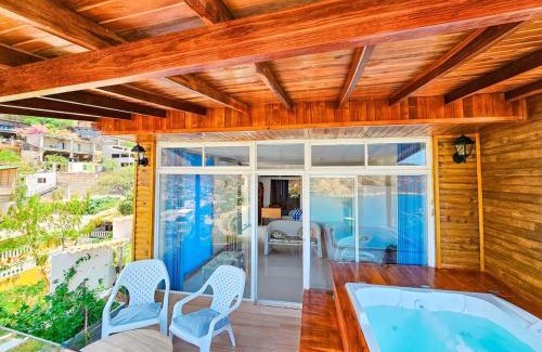 Taganga Apartment | Cabañas Annapurna - jacuzzi privado con espectacular vista