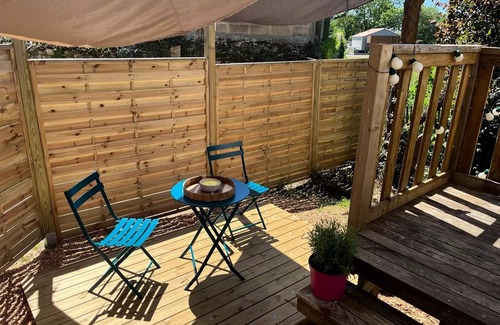 Paimboeuf Cabin | Caballon - Holz und Leinwand Struktur + Strom 2 Personen
