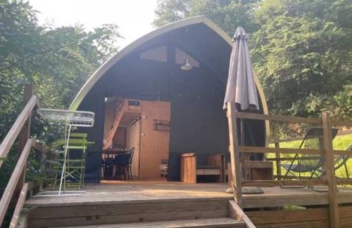 Saint-Constant-Fournoules Cabin | Cabane 3 étoiles - Piscine - ccaae0d