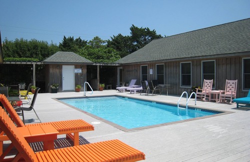 Ocracoke Condo | Cabana II: Perfect getaway for two that offers a shared pool