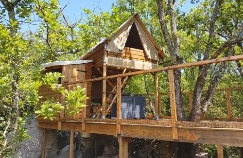 Balazuc House | Cabanes Lodges Le Servière