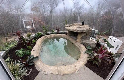 Bridgeport Cabin | Cabin 12 - CampQYB- Modern Lux Rustic Cabin, Hot Tub, FirePit, Games