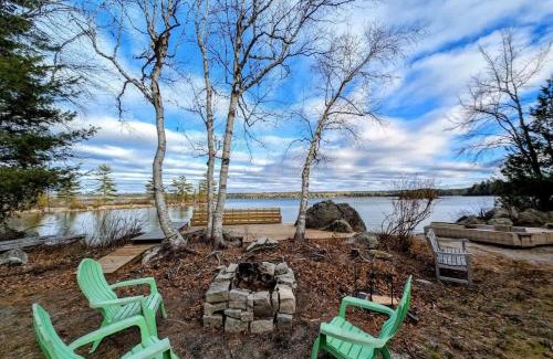 Franklin House | Cabin and Canvas Lakefront Retreat family beach 1dog fire pit