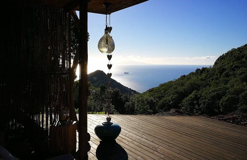 San-Martino-di-Lota Cabin | Cabin deluxe in the trees somptuous sea view in Corsica for couples in love
