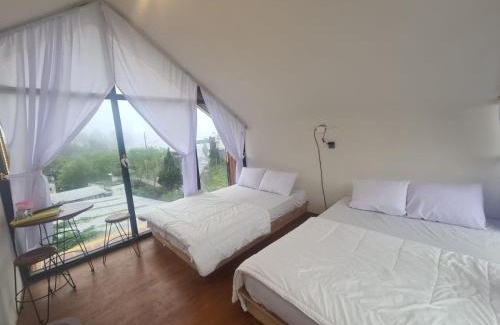 Kejajar Villa | cabin view gunung