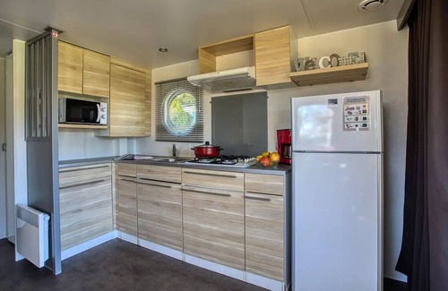 Saint-Cirq House | Camping Brin d'Amour * - MOBILE HOME OHARA, STUNNING VIEW OF THE POOL AND THE VALLEY 4 people