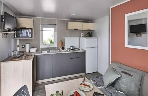 Saint-Cirq House | Camping Brin d'Amour * - NEW 2024 MOBILE HOME LODGE, 2 CH + TV. ANIMAL NOT ACCEPTED 4 persons