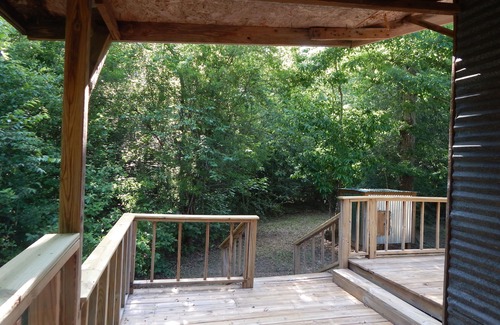 Perkinston Cabin | Camp House on Red Creek - Uncle Ralph’s Cabin Rentals - PRIVATE BEACH