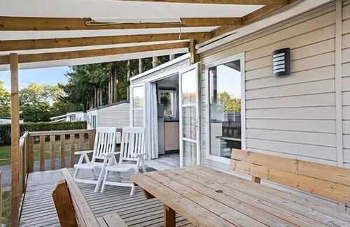 La Boissiere-de-Montaigu House | Camping Heart of Vendée* - Mobile home Premium 3 rooms 4 people air-conditioned - TV
