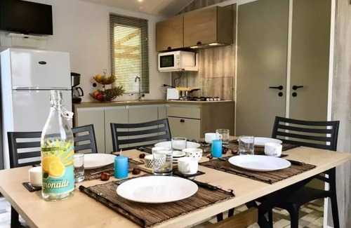 Sainte-Foy House | Camping Au Pré de l'Etang * - Mobile home Bermuda 4 rooms 6 persons