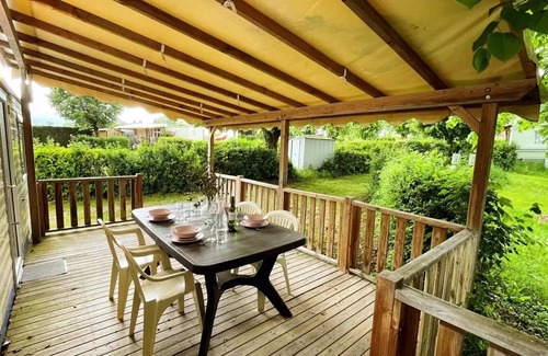 Saint-Bonnet-le-Chateau House | Camping de la Belle Etoile * - Mobile home Ontario 2 bedrooms Terrace 4 people