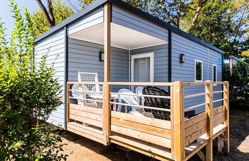 Saint-Maurice-dʼArdeche House | Camping Domaine du Cros d'Auzon* - 3-room Comfort mobile home for 4/6 people with air conditioning