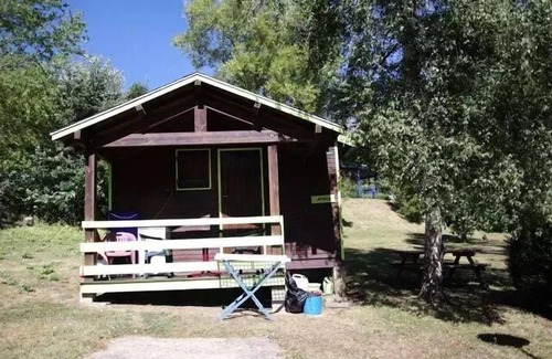 Saint-Paulien House | Camping Flower La Rochelambert * - Green cabin for 4 people without toilets