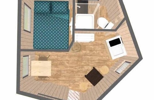 Saint-Paulien House | Camping Flower La Rochelambert * - Robinson cabin 2 people