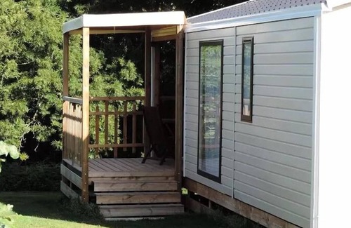 Cahagnolles House | Camping L'Escapade * - Mobile home Pacific 25m2 (2 bedrooms) + covered terrace 4 people