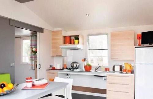 Cahagnolles House | Camping L'Escapade * - Mobil home Java 30m2 (2 bedrooms) + terrace PMR 4 people