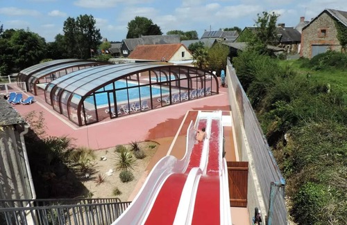 Cahagnolles House | Camping L'Escapade * - Mobil home Java 30m2 (2 bedrooms) + terrace PMR 4 people