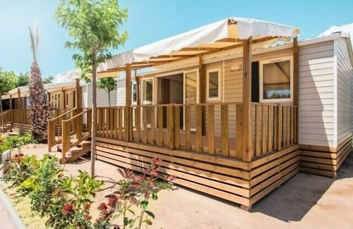 Chatillon-en-Diois House | Camping Le Lac Bleu* - Mobile home Loggia Premium 3 rooms 4 people Air-conditioned Lakeside