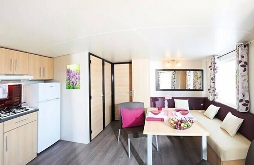 Chatillon-en-Diois House | Camping Le Lac Bleu* - Mobile home Loft Confort 4 rooms 6 people Air-conditioned