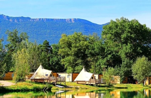 Chatillon-en-Diois House | Camping Le Lac Bleu* - Mobile home Loft Confort 4 rooms 6 people Air-conditioned