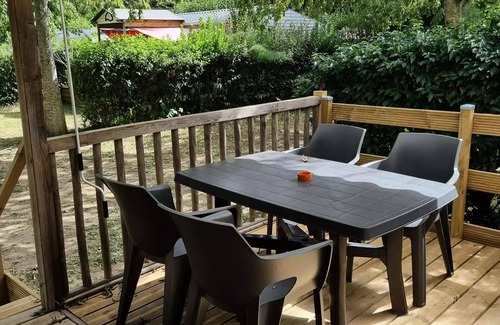 Revel House | Camping le Moulin du Roy * - Mobile home Cottage Bois Confort - 2 bedrooms - air conditioning - 25m² - 4 people