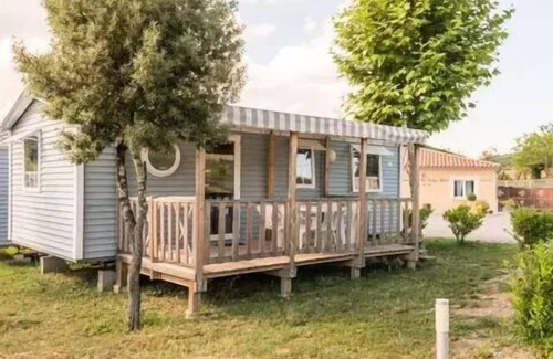Saint-Maurice-d'Ibie House | Camping Le Sous Bois * - Mobilhome for 6 People