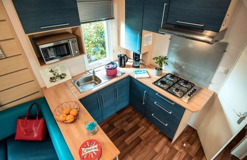 Severac-d'Aveyron House | Camping les Calquieres* - Mobile Home Twinny 4 rooms 6 people Air-conditioned