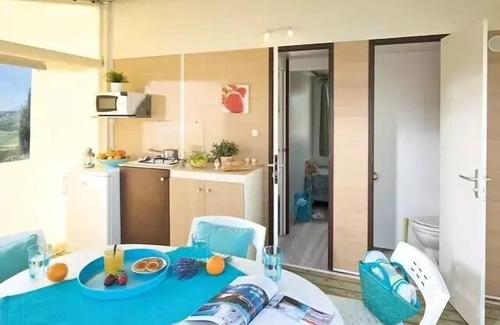 Ribes House | Camping Les Châtaigniers * - Mobile home Tithome 3 rooms 4 people Without bathroom