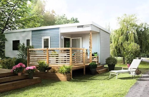 Pont-de-Poitte House | Camping Les Pêcheurs* - Mobile home Family Declik 4 rooms 6 people Air-conditioned