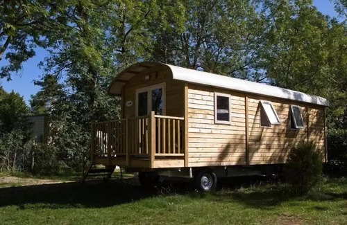 Pont-de-Poitte House | Camping Les Pêcheurs* - Bermude 3-room mobile home for 5 people with air conditioning
