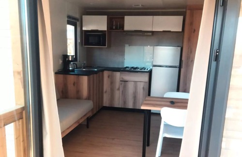 Saint-Gerons House | Camping Les Rives du lac Cantalès * - Mobile home 1 bedroom Couple 2 people