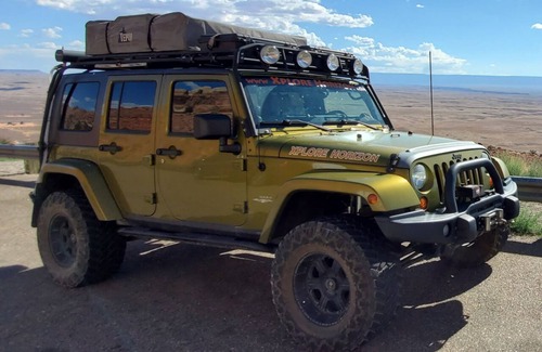 Olde Carlsbad House | Camping ready jeep, go anywhere.