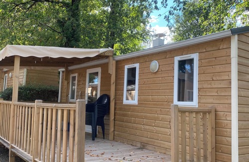Petit-Palais-et-Cornemps House | Campsite Le Pressoir * - Mobil-Home Prestige 3bed (6/8 pers.)
