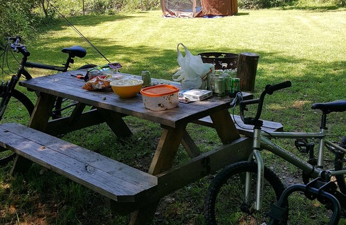 Penrose RV Rental | Campsite #3! Tent camping near Dupont State Forest!